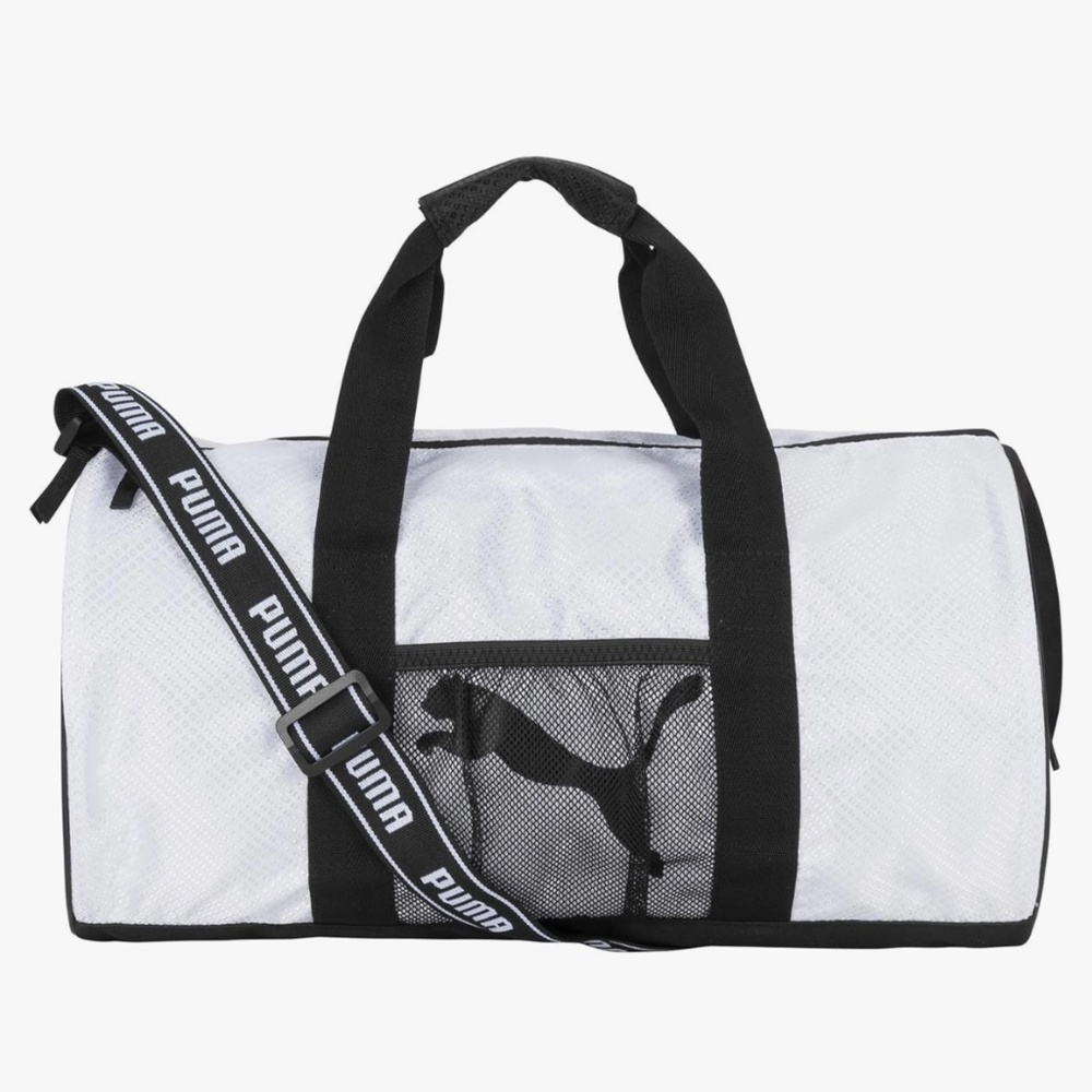 Puma Jolt Duffel Bag White and Black